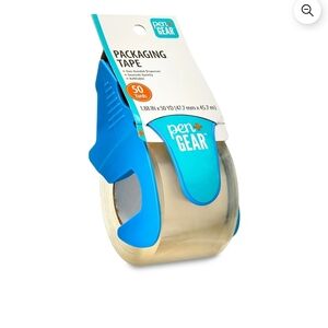 Pen + Gear Clear Packaging Tape with Blue Dispenser